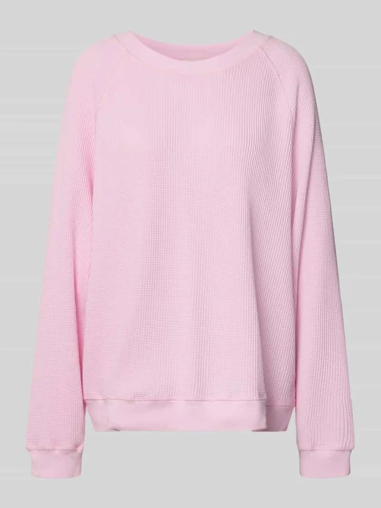 Zdjęcie produktu Bluza z fakturowanym wzorem model 'USCOW' American Vintage Jasnoróżowy