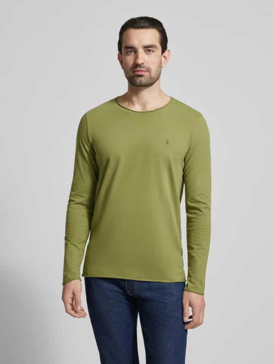 Zdjęcie produktu Bluzka z długim rękawem o kroju regular fit z czystej bawełny ekologicznej Model 'JAAMES' ARMEDANGELS Oliwkowy