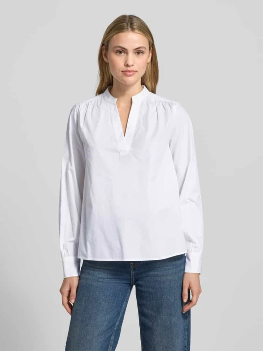 Zdjęcie produktu Bluzka z długim rękawem o kroju relaxed fit z czystej bawełny Tommy Hilfiger Biały