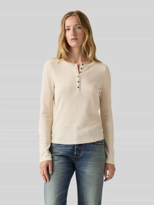 Zdjęcie produktu Bluzka z długim rękawem o kroju regular fit z mieszanki bawełny Levi's Złamany biały