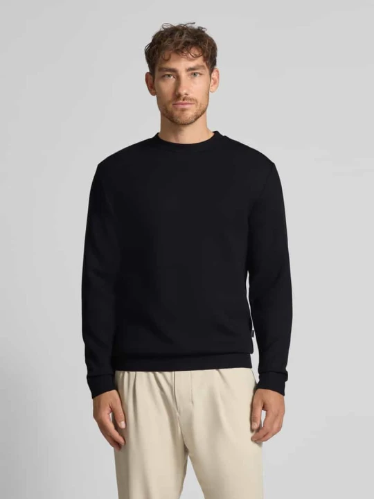 Zdjęcie produktu Bluza o kroju regular fit z mieszanki wiskozy model ‘EMANUEL’ Selected Czarny
