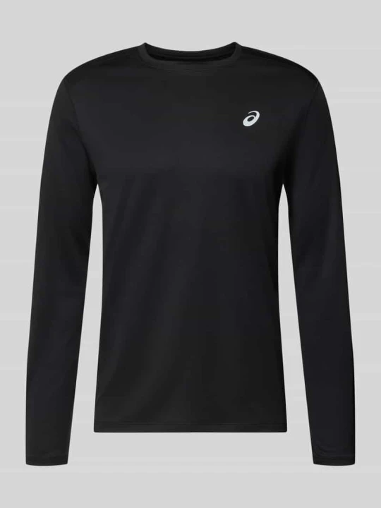 Zdjęcie produktu Bluzka z długim rękawem o kroju regular fit z nadrukiem z logo Asics Czarny