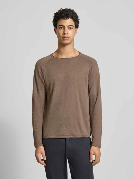 Zdjęcie produktu Bluzka z długim rękawem o kroju regular fit z naszywką z logo Model 'Breeze' Jack&Jones