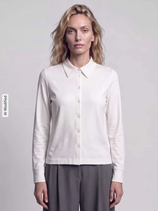 Zdjęcie produktu Bluzka z długim rękawem o kroju relaxed fit z mieszanka bawełny s.Oliver Biały