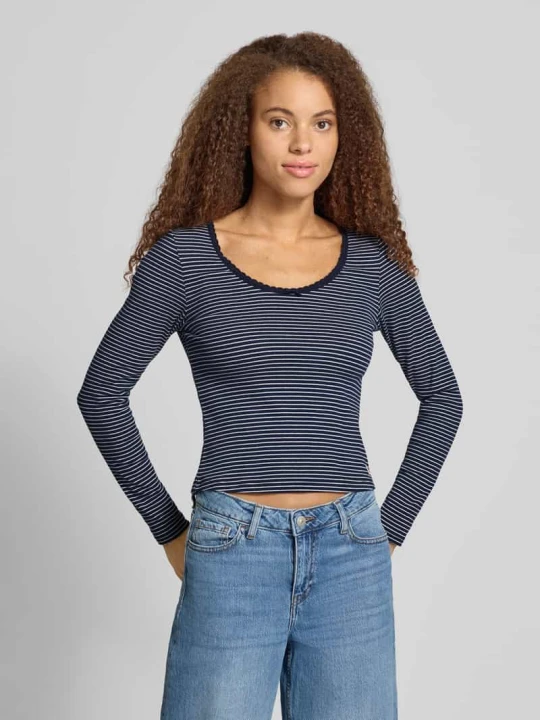 Zdjęcie produktu Bluzka z długim rękawem o kroju slim fit z mieszanki bawełny Levi's Niebieski