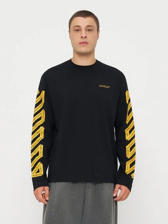 Zdjęcie produktu Bluzka z długim rękawem Off White czarny