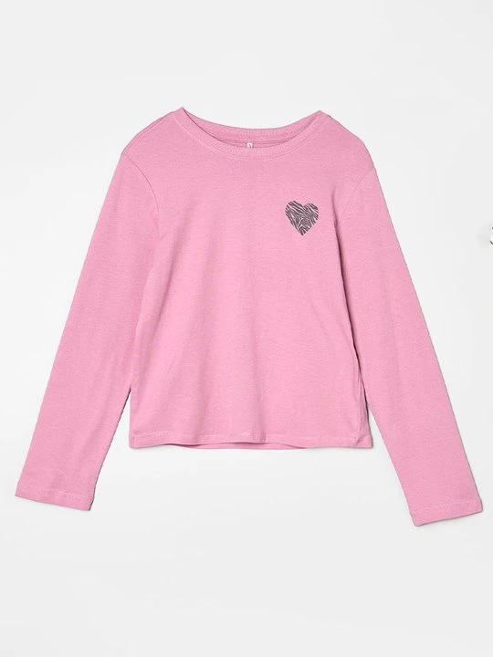Zdjęcie produktu Bluzka z długim rękawem ONLY GIRLS jagodowy