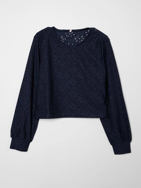 Zdjęcie produktu Bluzka z długim rękawem ONLY GIRLS granatowy