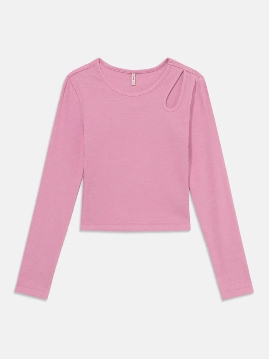 Zdjęcie produktu Bluzka z długim rękawem ONLY GIRLS jagodowy