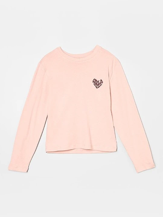 Zdjęcie produktu Bluzka z długim rękawem ONLY GIRLS jasnoróżowy