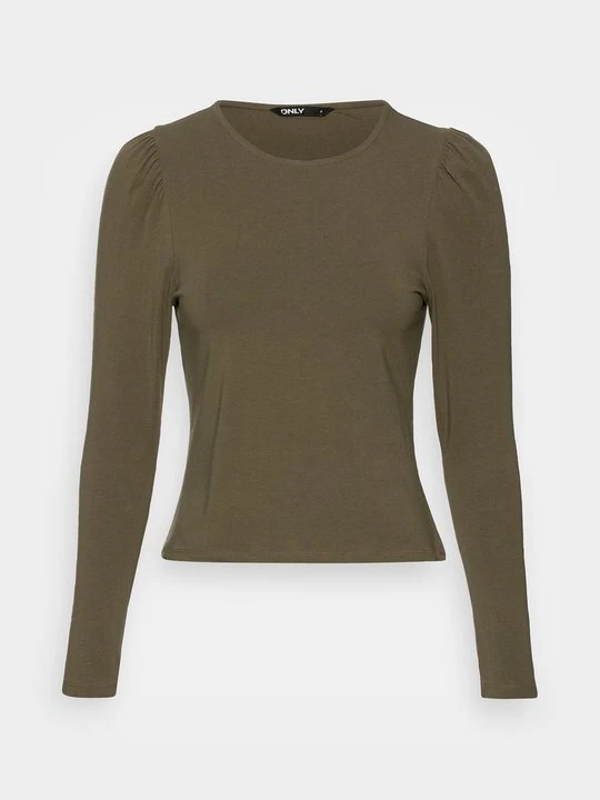 Zdjęcie produktu Bluzka z długim rękawem Only khaki