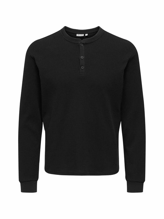 Zdjęcie produktu Bluzka z długim rękawem Only & Sons brązowy