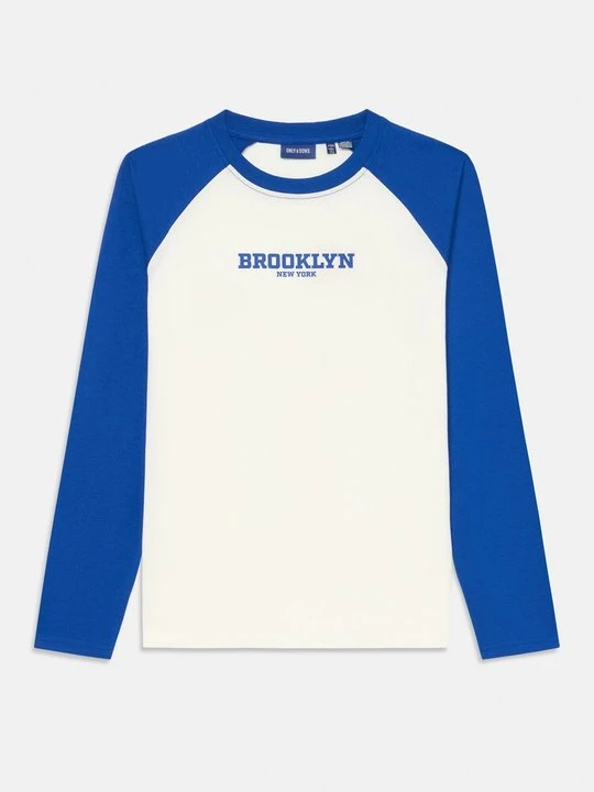 Zdjęcie produktu Bluzka z długim rękawem Only & Sons mleczny
