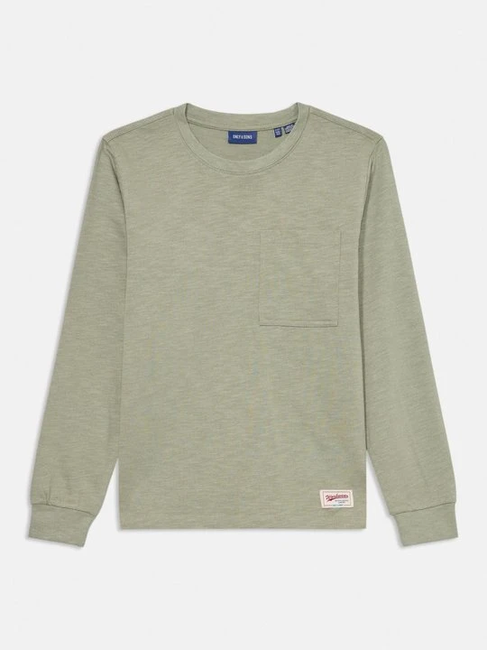 Zdjęcie produktu Bluzka z długim rękawem Only & Sons oliwkowy
