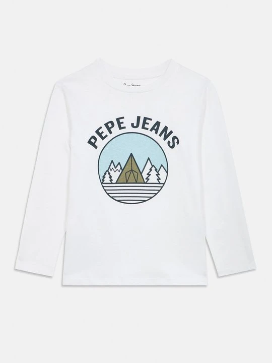 Zdjęcie produktu Bluzka z długim rękawem Pepe Jeans biały