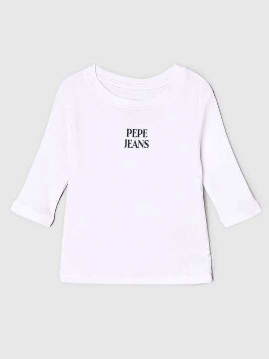 Zdjęcie produktu Bluzka z długim rękawem Pepe Jeans biały