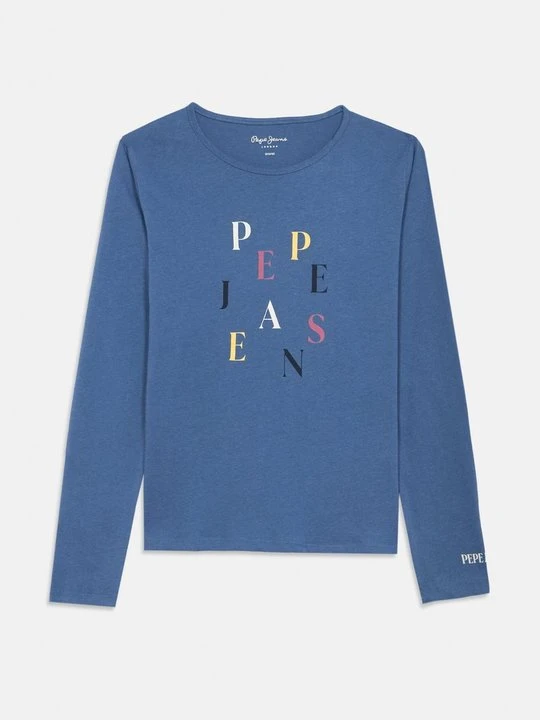 Zdjęcie produktu Bluzka z długim rękawem Pepe Jeans niebieski