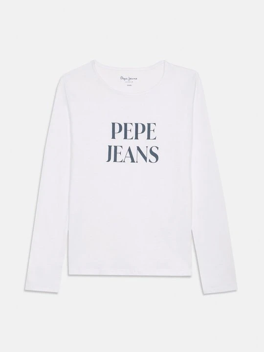 Zdjęcie produktu Bluzka z długim rękawem Pepe Jeans biały