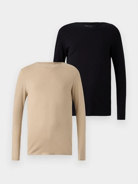 Zdjęcie produktu Bluzka z długim rękawem Pier One By Zalando beżowy