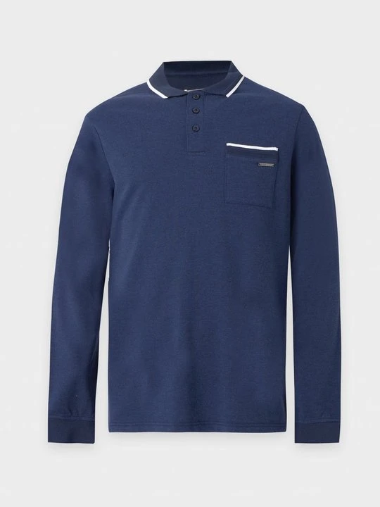 Zdjęcie produktu Bluzka z długim rękawem Pier One By Zalando granatowy melanż