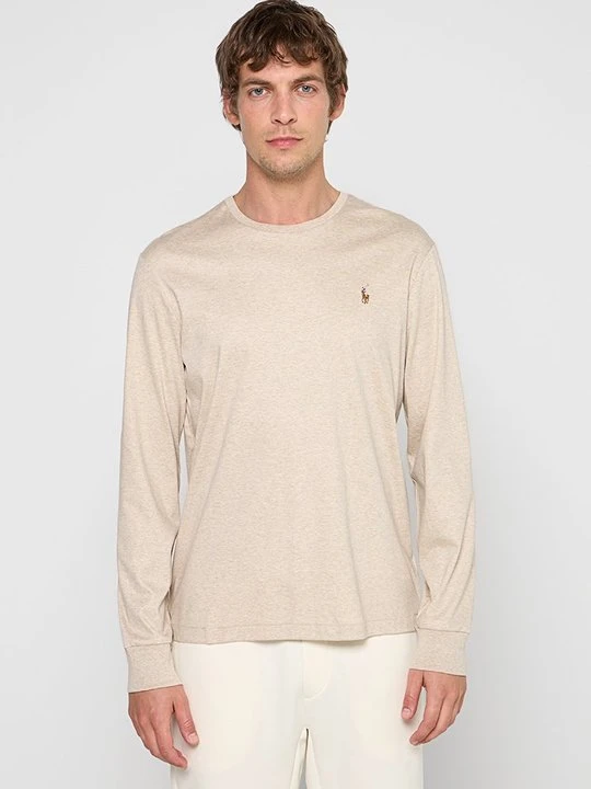 Zdjęcie produktu Bluzka z długim rękawem Polo Ralph Lauren beżowy