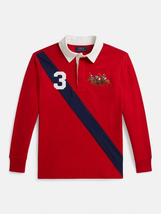 Zdjęcie produktu Bluzka z długim rękawem Polo Ralph Lauren czerwony