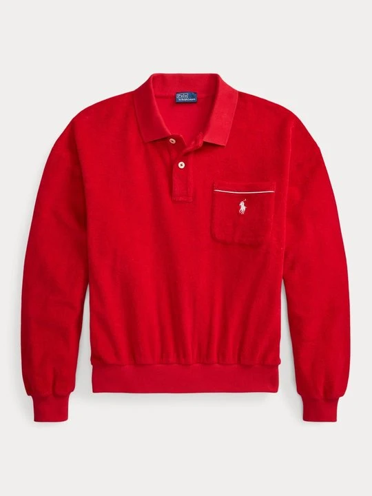 Zdjęcie produktu Bluzka z długim rękawem Polo Ralph Lauren czerwony