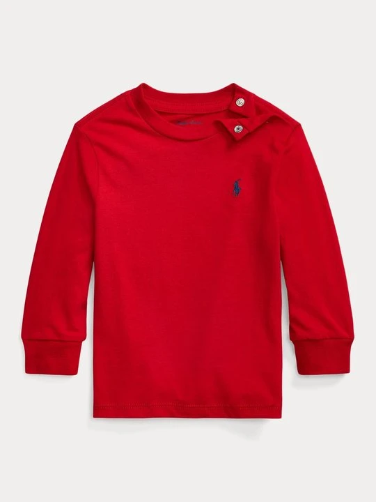Zdjęcie produktu Bluzka z długim rękawem Polo Ralph Lauren czerwony