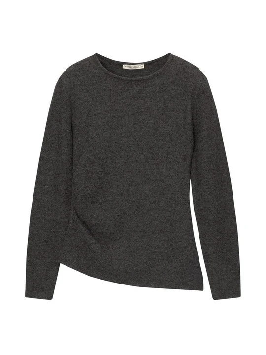 Zdjęcie produktu Bluzka z długim rękawem PULL&BEAR ciemnoszary