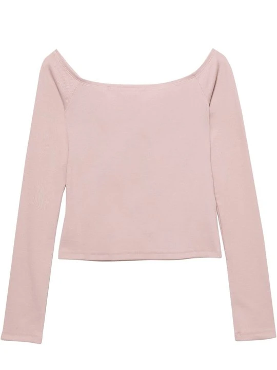 Zdjęcie produktu Bluzka z długim rękawem PULL&BEAR różowy