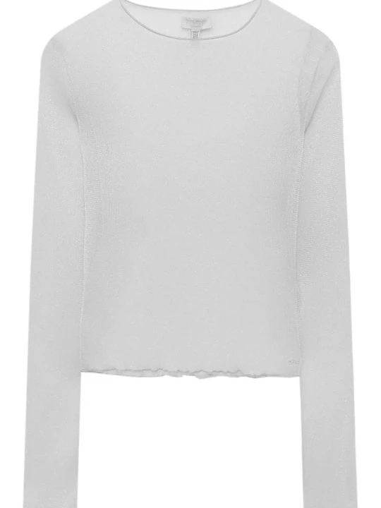 Zdjęcie produktu Bluzka z długim rękawem PULL&BEAR biały