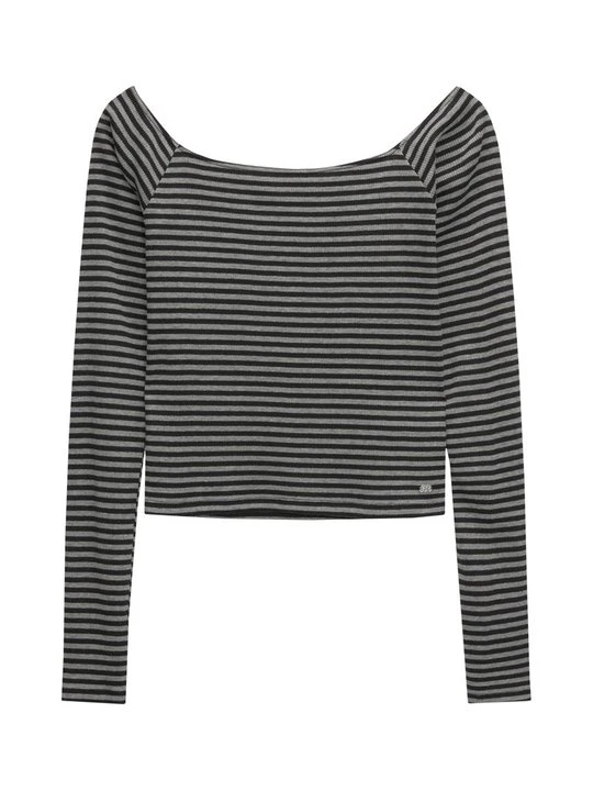 Zdjęcie produktu Bluzka z długim rękawem PULL&BEAR czarny