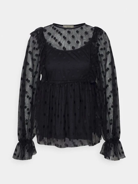 Zdjęcie produktu Bluzka z długim rękawem River Island czarny