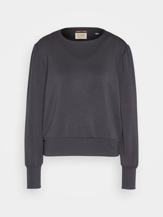 Zdjęcie produktu Bluzka z długim rękawem Scotch & Soda antracytowy