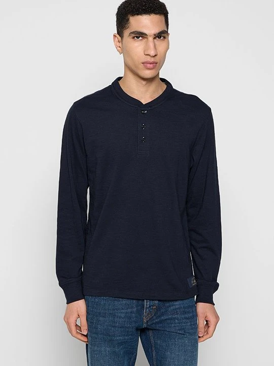 Zdjęcie produktu Bluzka z długim rękawem Scotch & Soda granatowy