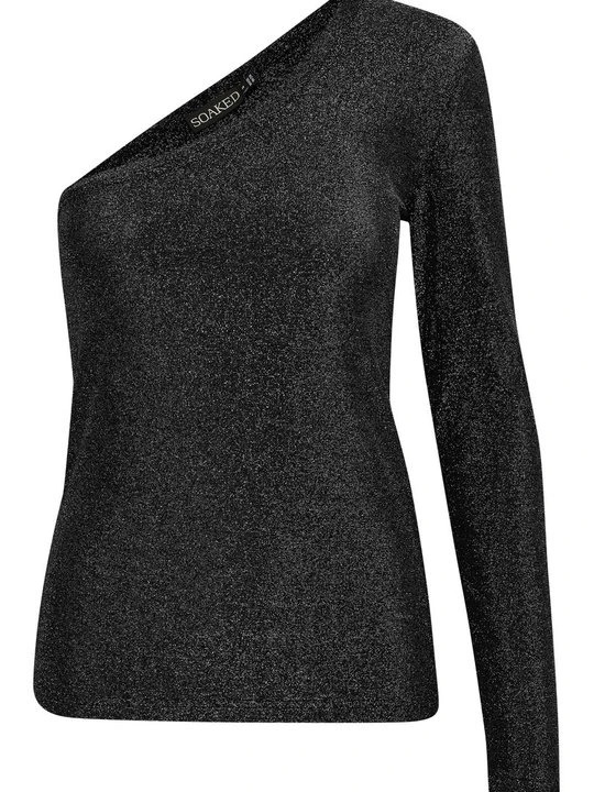 Zdjęcie produktu Bluzka z długim rękawem Soaked in Luxury czarny