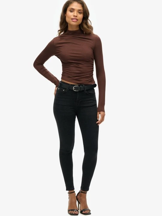 Zdjęcie produktu Bluzka z długim rękawem Superdry brązowy