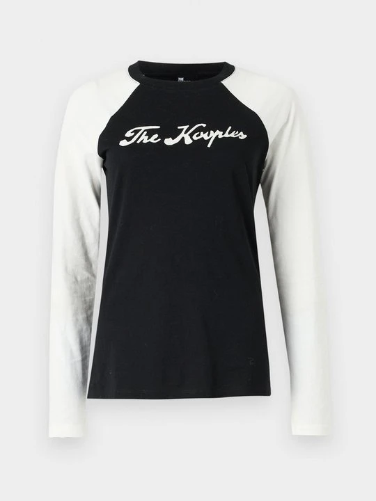 Zdjęcie produktu Bluzka z długim rękawem The Kooples czarny