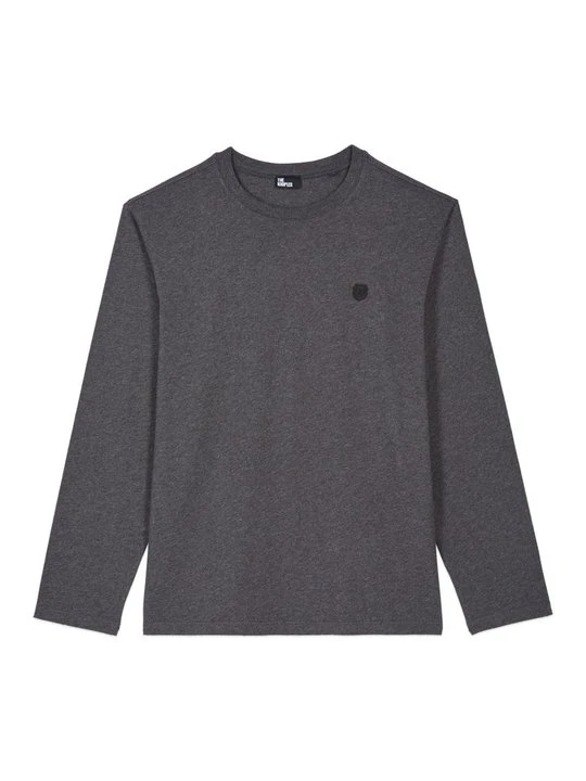 Zdjęcie produktu Bluzka z długim rękawem The Kooples szary