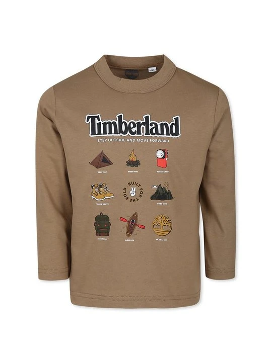 Zdjęcie produktu Bluzka z długim rękawem Timberland beżowy