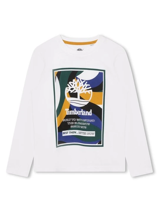 Zdjęcie produktu Bluzka z długim rękawem Timberland biały