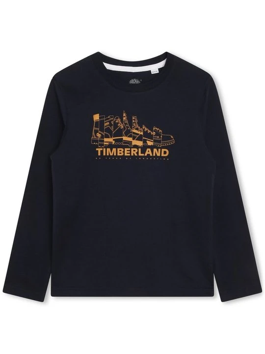 Zdjęcie produktu Bluzka z długim rękawem Timberland niebieski