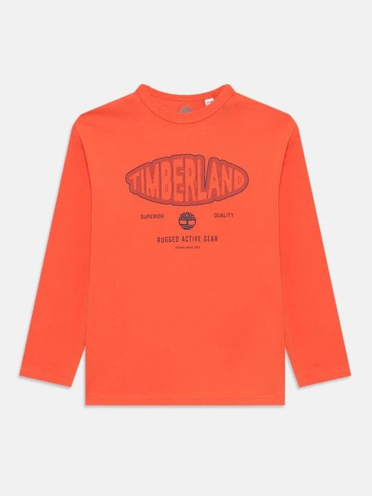 Zdjęcie produktu Bluzka z długim rękawem Timberland pomarańczowy