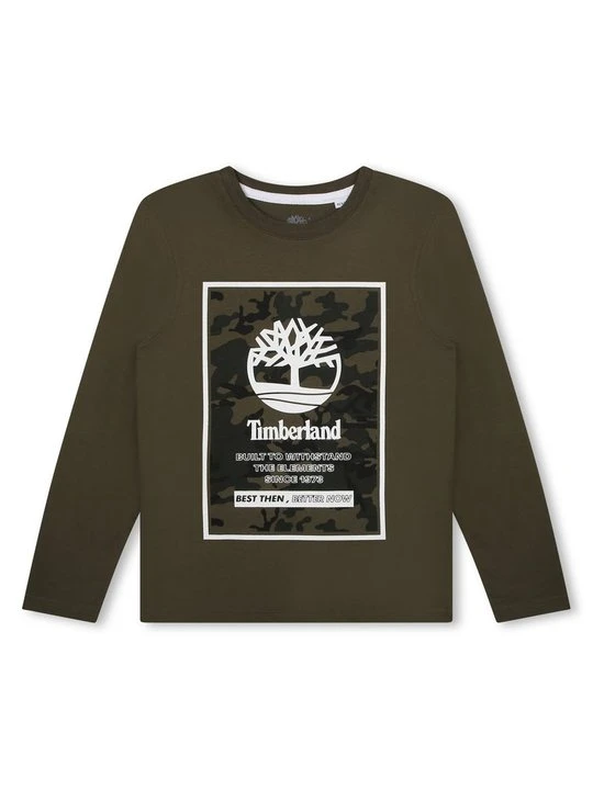 Zdjęcie produktu Bluzka z długim rękawem Timberland khaki