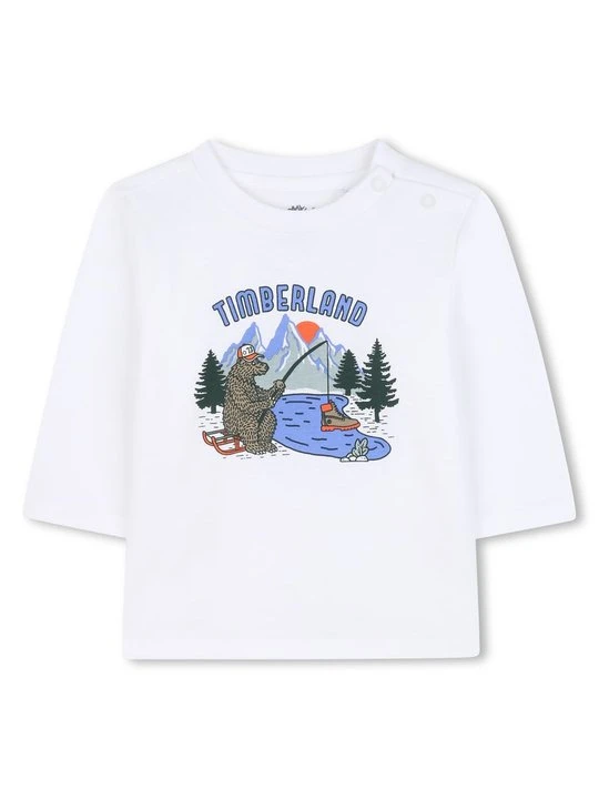 Zdjęcie produktu Bluzka z długim rękawem Timberland biały