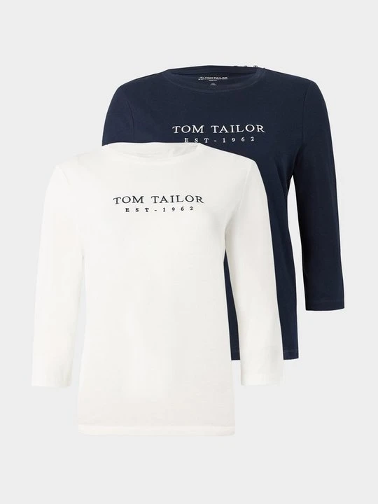 Zdjęcie produktu Bluzka z długim rękawem Tom Tailor granatowy