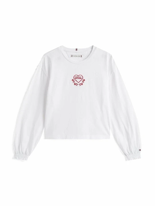 Zdjęcie produktu Bluzka z długim rękawem Tommy Hilfiger biały