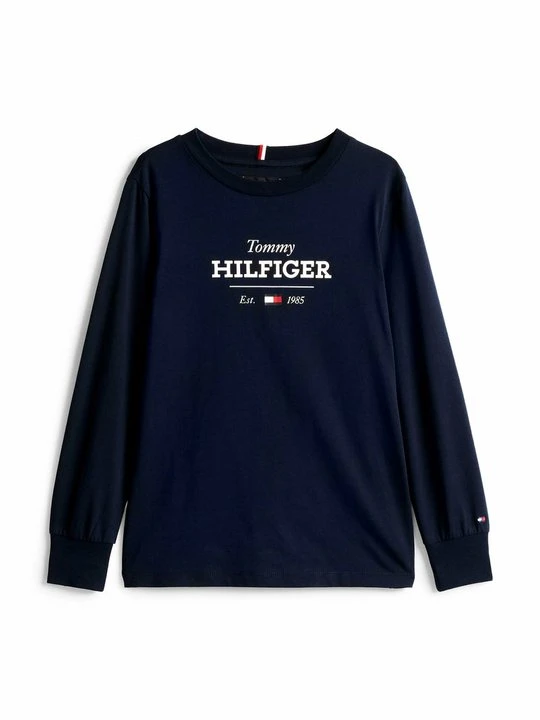 Zdjęcie produktu Bluzka z długim rękawem Tommy Hilfiger granatowy