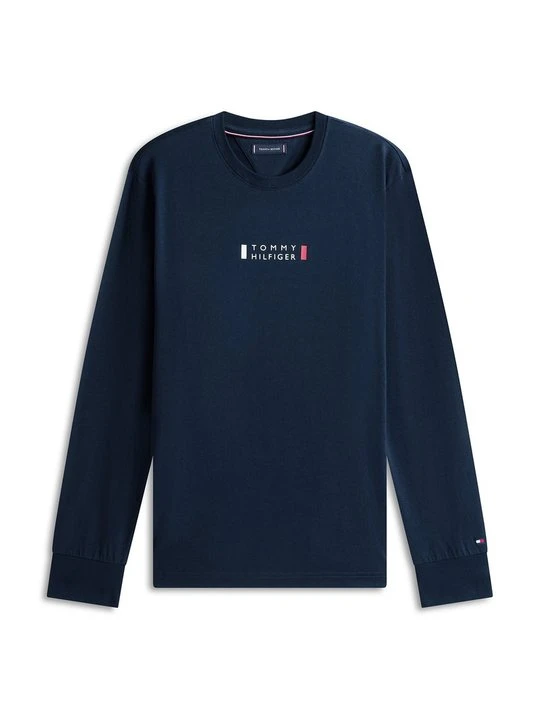 Zdjęcie produktu Bluzka z długim rękawem Tommy Hilfiger granatowy