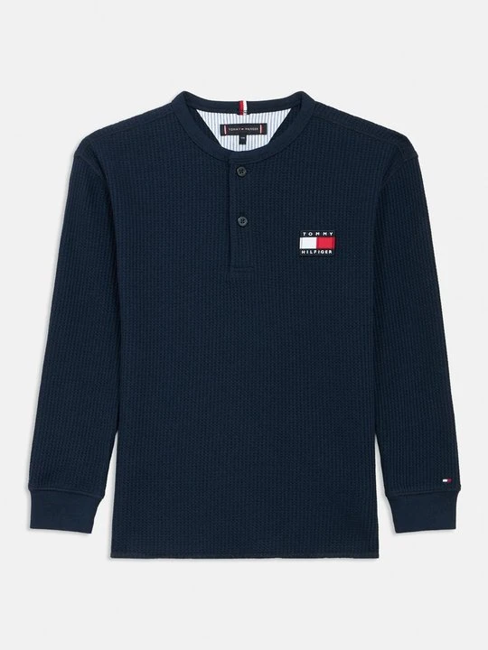 Zdjęcie produktu Bluzka z długim rękawem Tommy Hilfiger granatowy